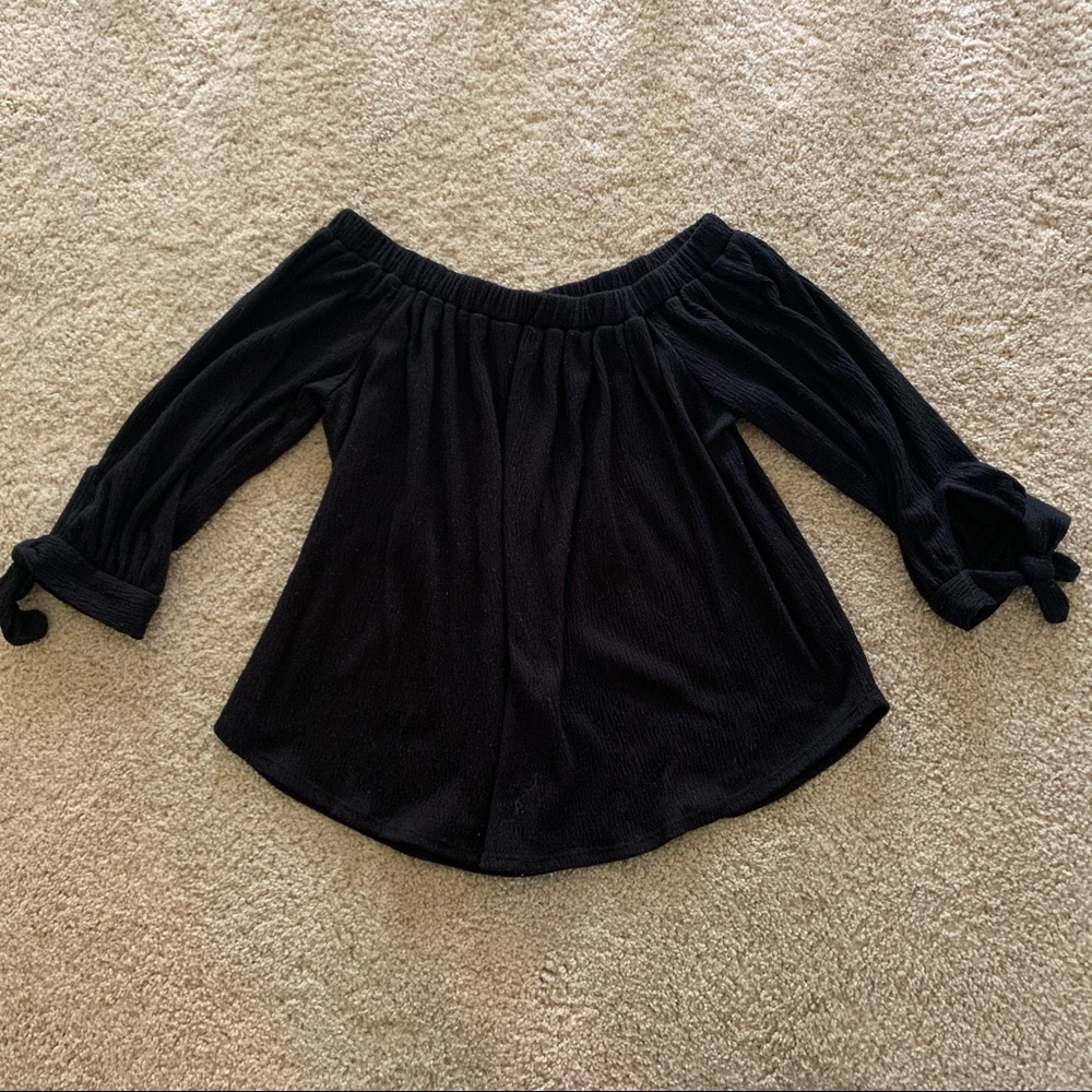 Pink Rose black top